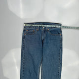 505 Levis Jeans - 32W 30L Blue Cotton