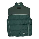Nike Acg Puffer Vest - Small Green Polyester