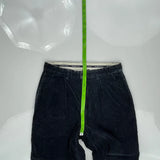 Polo By Ralph Lauren Pleated Pants - 30W 26L Black Cotton