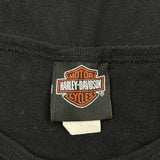 Daytona Beach, Fl Harley Davidson Graphic Long Sleeve T-Shirt - Large Black Cotton