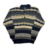 Unbranded Striped Jumper - XL Beige Cotton Blend