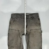 Carhartt Double Knee Carpenter Trousers - 34W 30L Grey Cotton