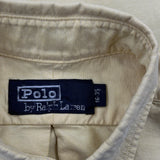Polo By Ralph Lauren Shirt - Large Yellow Cotton