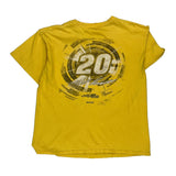 Matt Kenseth Nascar T-Shirt - Large Yellow Cotton