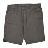 Dickies Carpenter Shorts - 40W 10L Gray Cotton