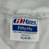 Hanes Graphic T-Shirt - XL White Cotton Blend