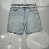 Levis Denim Shorts - 33W 8L Light Wash Denim