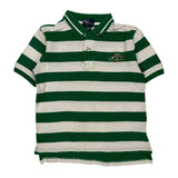 Age 6 Polo By Ralph Lauren Striped Polo Shirt - XS Green Cotton