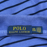 Polo By Ralph Lauren Striped Polo Shirt - 2XL Blue Cotton