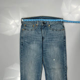 505 Levis Jeans - 34W 32L Blue Cotton