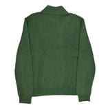 Polo By Ralph Lauren 1/4 Zip - Large Green Cotton