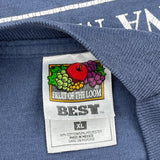 Credit Union Spirit Fruit Of The Loom Single Stitch T-Shirt - XL Blue Cotton Blend