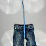 True Religion Contrast Stitch Jeans - 28W 25L Dark Wash Denim