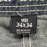 Unbranded Studded Jeans - 34W 34L Dark Wash Denim