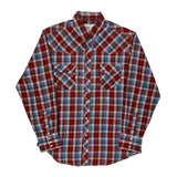 Wrancher Shirts Wrangler Checked Shirt - 2XL Blue Cotton