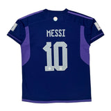 Argentina National Team Adidas 2022-23 Away Messi Football Shirt - Medium Purple Polyester