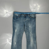 Harley Davidson Boot Cut Jeans - 32W US 6 Light Wash Cotton