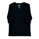 Ralph Lauren Jumper - Medium Black Cotton