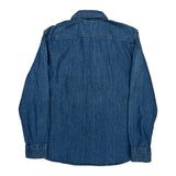 Levis Slim Denim Shirt - Large Blue Denim