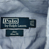 Polo By Ralph Lauren Shirt - Large Blue Cotton