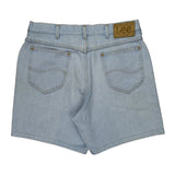Lee Denim Shorts - 32W 6L Light Wash Cotton