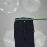 Dovetail Carpenter Trousers - 28W UK 8 Black Cotton