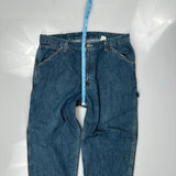 Unbranded Hip Hop Carpenter Jeans - 36W 32L Blue Cotton