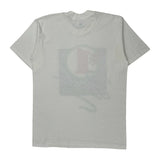 Tennessee River Graphic T-Shirt - Large White Cotton