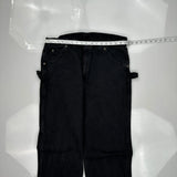 Key Carpenter Pants - 34W 30L Black Cotton