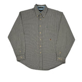 Tommy Hilfiger Checked Shirt - XL Gray Cotton