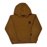 Age 8-10 Carhartt Hoodie - Small Brown Cotton