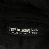 True Religion Hoodie - Medium Black Cotton