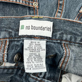 No Boundaries Graphic Denim Shorts - 24W US 2 Blue Cotton