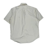 Ralph Lauren Short Sleeve Shirt - Large Cream Cotton