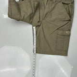 Wrangler Cargo Shorts - 32W 8L Khaki Cotton