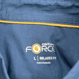 Millennium Machinery Carhartt Short Sleeve Shirt - Large Blue Cotton