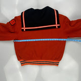 1988 College Trophy Jackets Varsity Jacket - Medium Red Wool