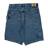 Full Blue Denim Shorts - 36W 10L Blue Cotton