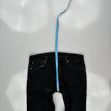 501 Levis Jeans - 35W 31L Black Cotton