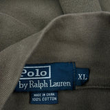 Polo By Ralph Lauren 1/4 Zip - XL Brown Cotton