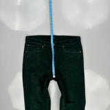 Unbranded Cord Trousers - 36W 31L Green Corduroy