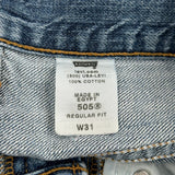 Levis Denim Shorts - 31W 10L Blue Cotton