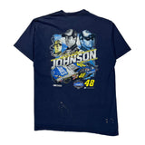 Daytona 500 Winners Circle Nascar T-Shirt - Large Navy Cotton