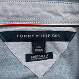 Tommy Hilfiger Polo Shirt - Large Blue Cotton