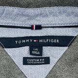 Tommy Hilfiger Polo Shirt - Large Grey Cotton