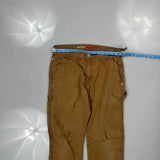 Dickies Carpenter Trousers - 31W 31L Brown Cotton
