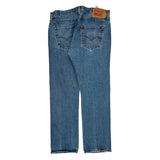 501 Levis Jeans - 33W 28L Blue Denim