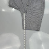 Tommy Hilfiger Pinstripe Chino Shorts - 32W 10L Grey Cotton