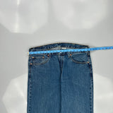 501 Levis Jeans - 36W 31L Blue Denim