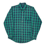 Gant Checked Shirt - Medium Green Cotton Blend